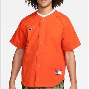 NIKE SB SKATE BASEBALL TEAM 'THE CITY' ORANGE JERSEY